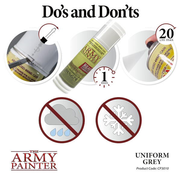Army Painter Uniform Grey Colour Primer