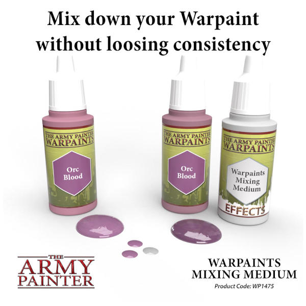 Army Painter Warpaints Mixing Medium Effects Warpaint