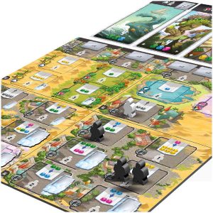 Century Golem an Endless World Board Game components.