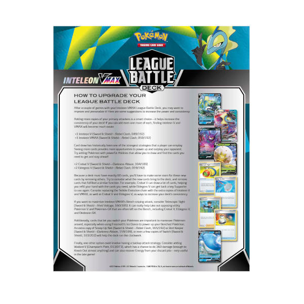 Pokemon Inteleon VMAX League Battle guide