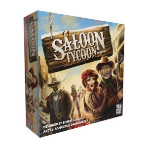 Saloon Tycoon 2nd Edition Board Game box cover.
