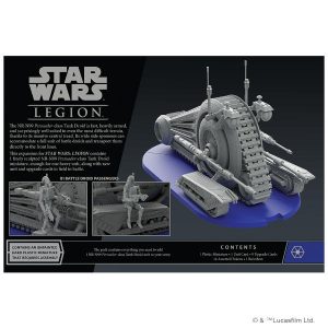 Star Wars Legion NR-N99 Persuader-Class Tank Droid Unit Expansion back of box.