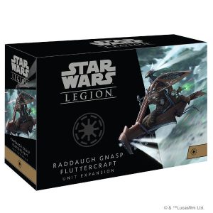 Star Wars Legion Raddaugh Gnasp Fluttercraft Unit Expansion front of box.