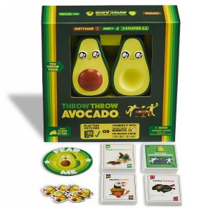 Throw Throw Avocado Game box and components.