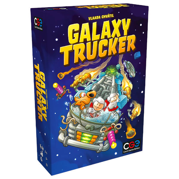 Galaxy Trucker Board Game box cover.