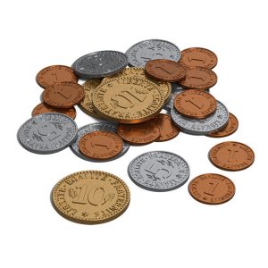 Paris Board Game Deluxe Metal Coins add-on.