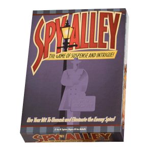 Spy Alley Board Game box cover.