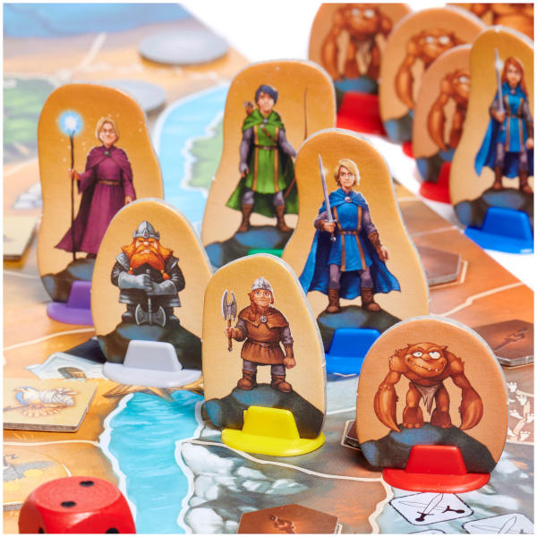 Andor the Family Fantasy Game components.
