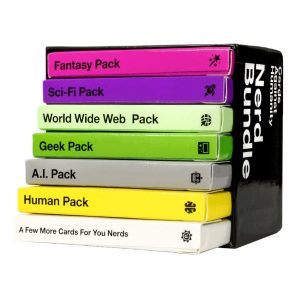 Cards Against Humanity Nerd Bundle Box Cover side view.