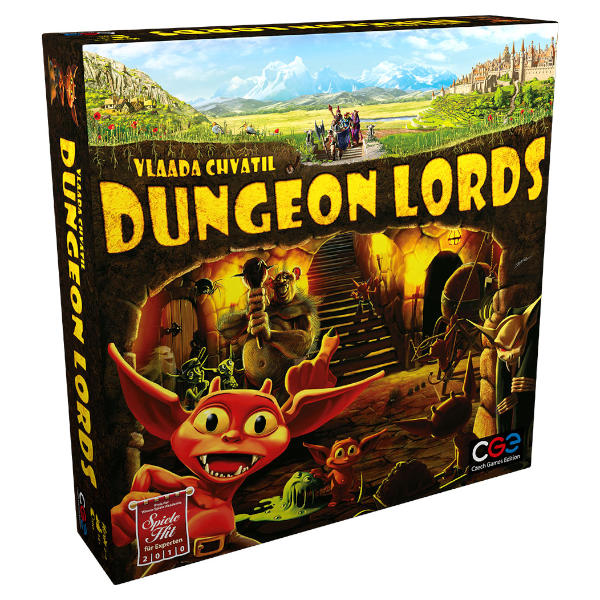 Dungeon Lords Board Game front cover.