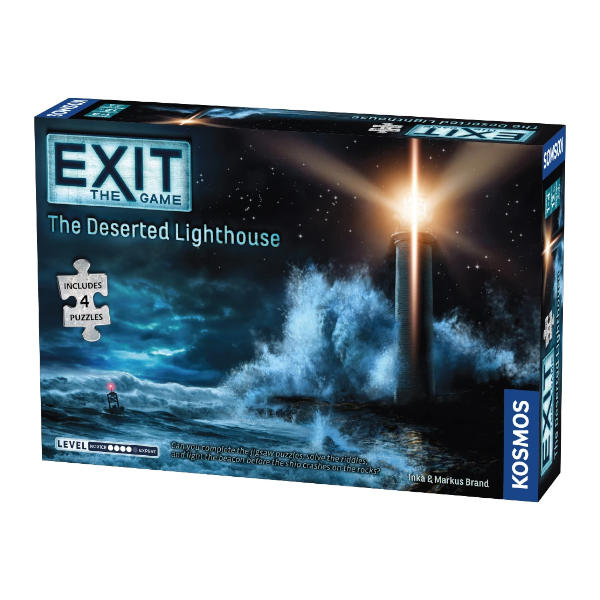 EXIT the Game Deserted Lighthouse Box Cover.