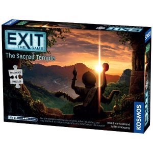 EXIT the Game the Sacred Temple Box Cover.