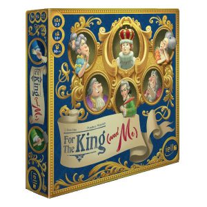 For the King and Me Board Game box cover.