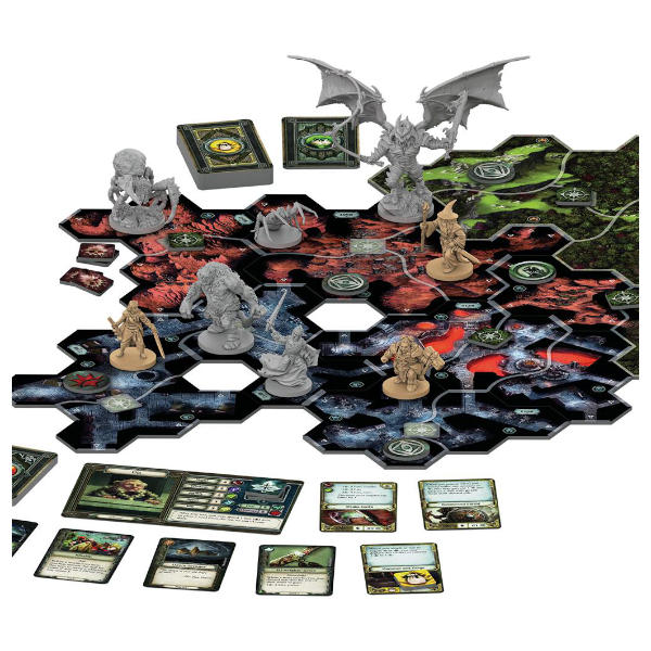 Journeys in Middle Earth Shadowed Paths Expansion components.