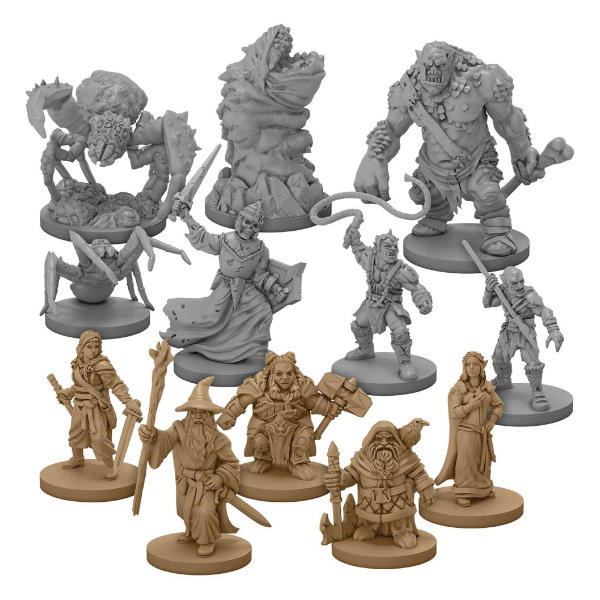 Journeys in Middle Earth Shadowed Paths Expansion miniatures.