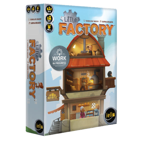 Little Factory Board Game box cover.
