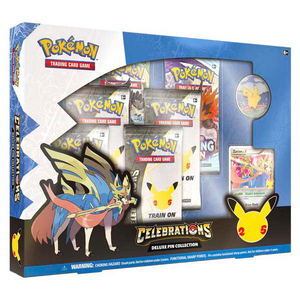 Pokemon TCG Celebrations Deluxe Pin Collection box cover.
