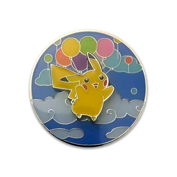 Pokemon TCG Celebrations Deluxe Pin Collection pin flying Pikachu.