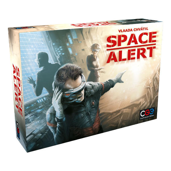 Space Alert Board Game front cover.