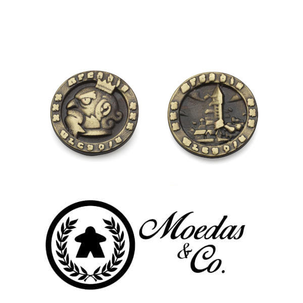 Arcadia Quest Metal Coins Moedas & Co.