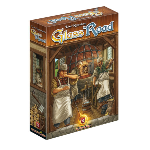 Glass Road Board Game box cover.