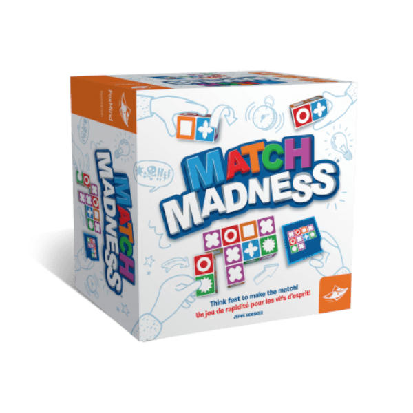 Match Madness Board Game front of box..