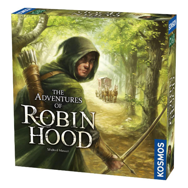 The Adventures of Robin Hood Board Game front cover.