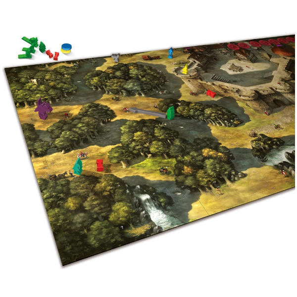 The Adventures of Robin Hood Board Game game board.