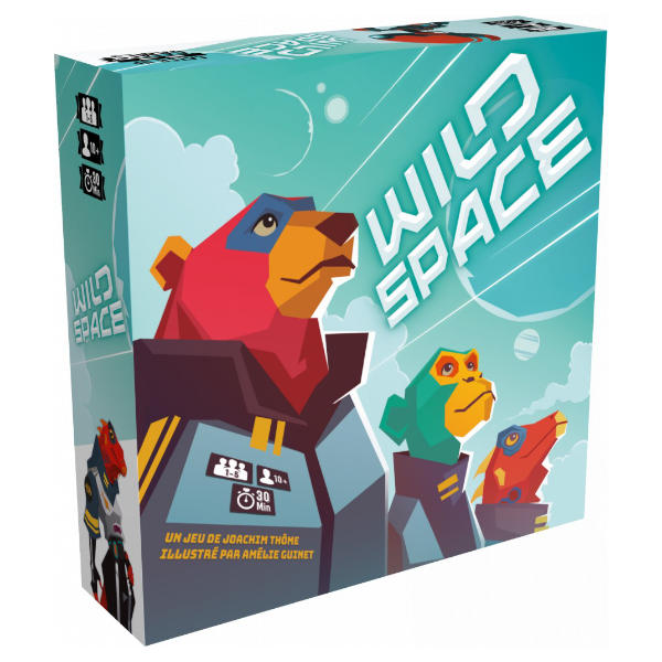 Wild Space Board Game box cover.
