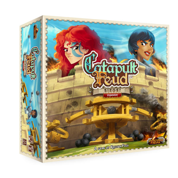 Catapult Kingdoms Siege Expansion Box cover.