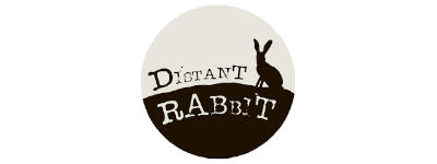 Distant Rabbit Games logo.