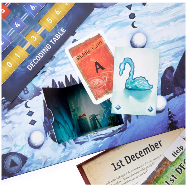 EXIT the Game Advent Calendar components..