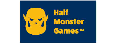 Half Monster Games logo.