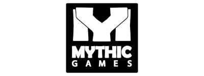 Mythic Games logo.