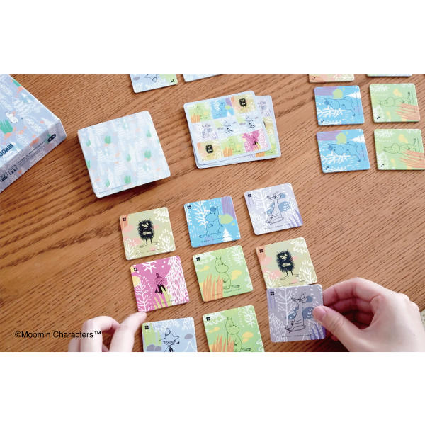 Nine Tiles Panic Card Game Moomin Edition.