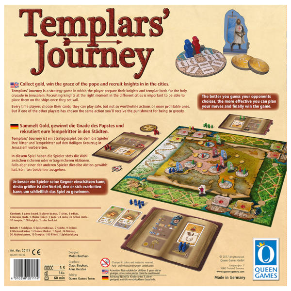 Templars Journey Board Game