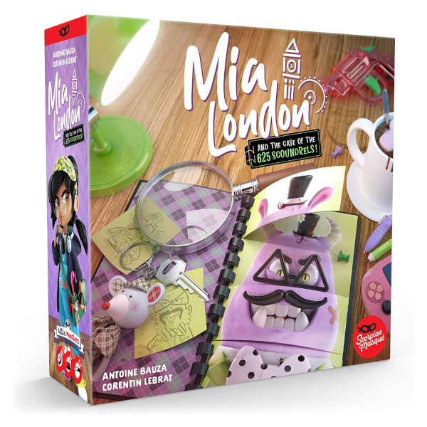 Mia London and the Case of the 625 Soundrels Board Game.