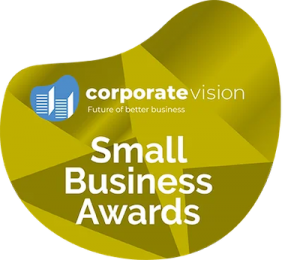 Corporate Vision Small Business Awards Logo.