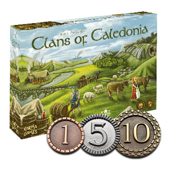 Moedas Coins Clans of Caledonia