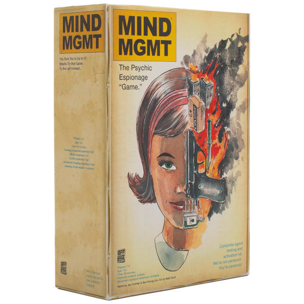 Mind MGMT Board Game The Psychic Espionage Game 4 99.95 89.95 53.856 93674636101 BTIOTPG001