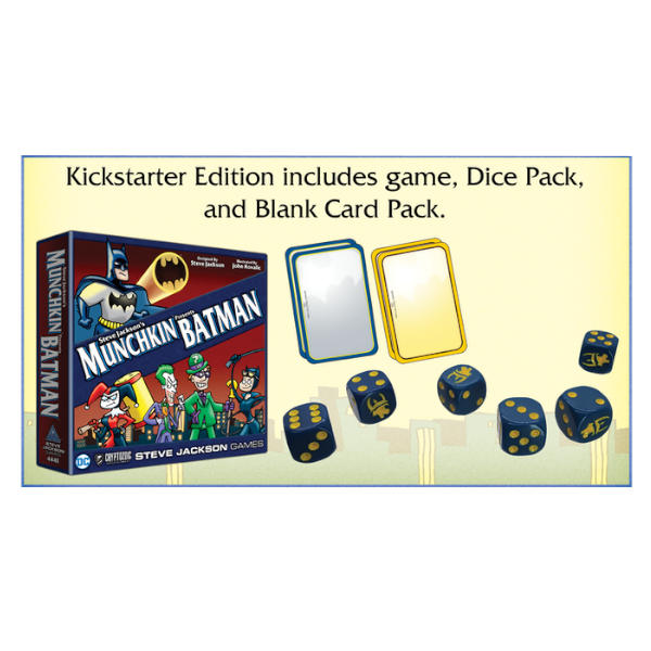 Munchkin Batman Board Game Kickstarter Edition | More Than Meeples