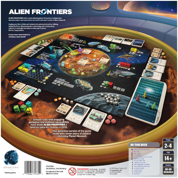 Alien Frontiers Board Game 5th Edition