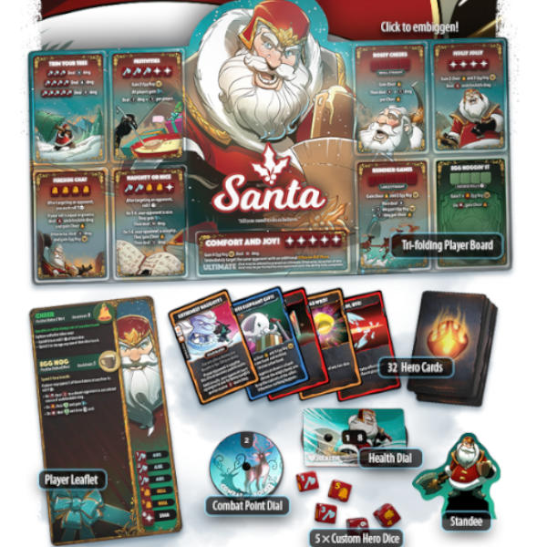 Dice Throne Santa vs Krampus Battle Box Kickstarter Edition