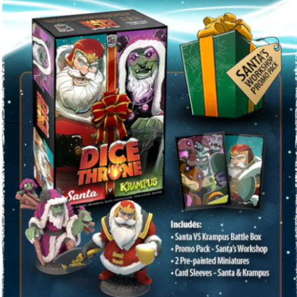 Dice Throne Santa vs Krampus Battle Box Kickstarter Edition Gift Pack