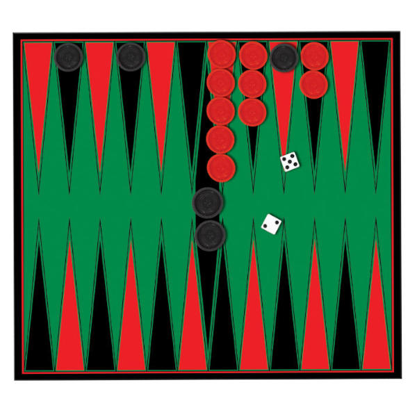 Classic Checkers & Backgammon Set