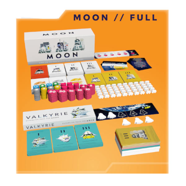 Moon Board Game Deluxe Kickstarter Full Pledge.