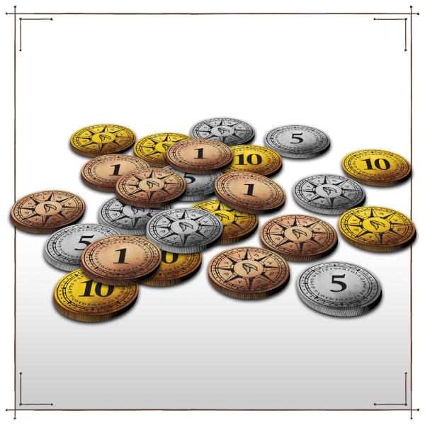 Mythwind Metal Coin Set Kickstarter More Than Meeples