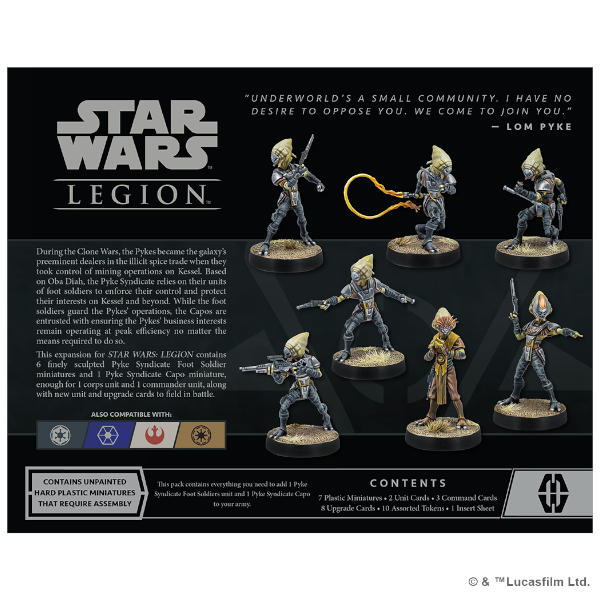 Star Wars Legion Pyke Syndicate Foot Soliders Unit Expansion