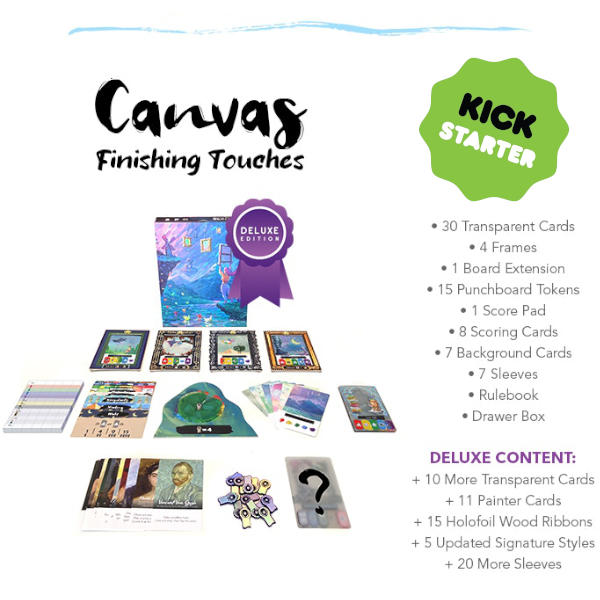 Canvas Finishing Touches Expansion Deluxe Edition Kickstarter