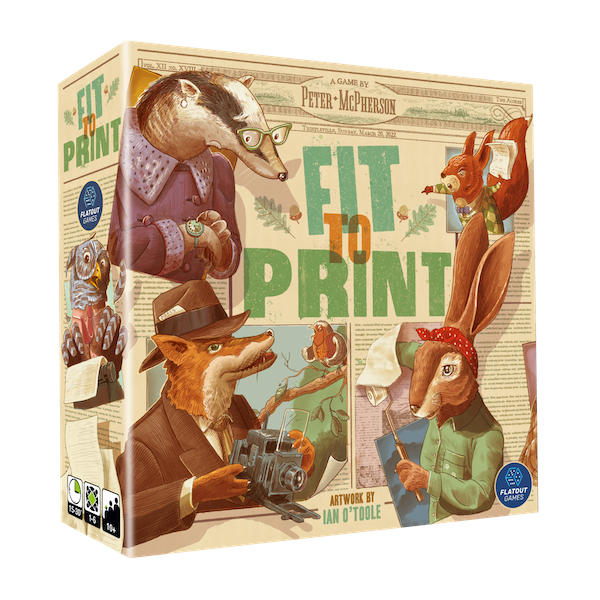 Fit to Print Board Game Kickstarter Edition